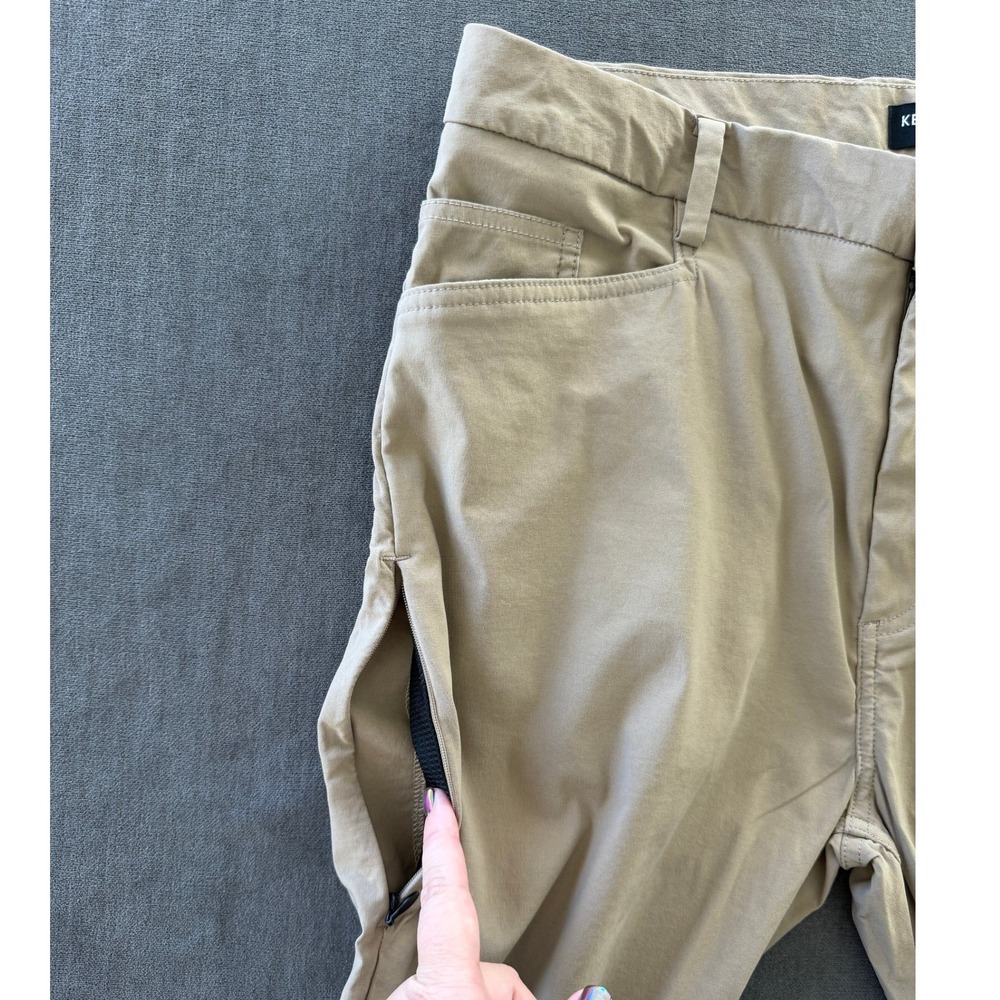 Kenneth Cole Chelsea Slim Chinos Men 34x31 Khaki Business Casual Normcore Preppy - Picture 2 of 9